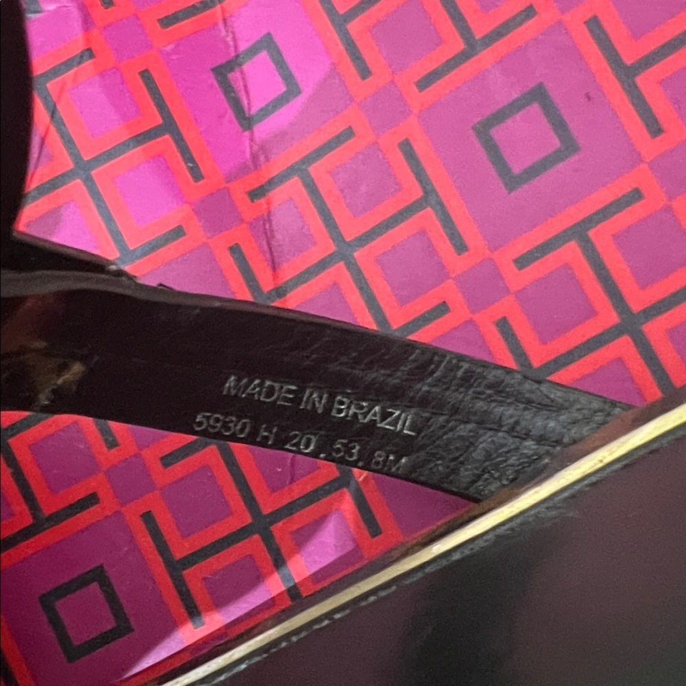 Tory Burch RT: $248 Metal Miller Barbados Leopard sandals Slipper size 8 - Picture 5 of 9